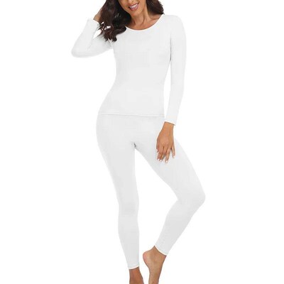 Thermal Underwear Set for Women Long Johns Base Layer Fleece