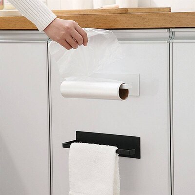 Free punch tissue Tissue holder Kitchen paper rack纸巾架