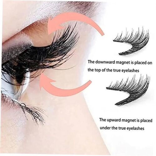 Magnetic Eyelashes Curler Long Thick 3D Magnetic Lashes Reus