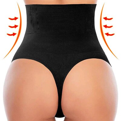 Women Slimming Panties Body Shaper High Waist Thong Belly Co