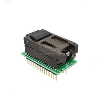 烧录座IC转换座 烧写座 SOP28转DIP28转换器 翻盖镀金适配300MIL