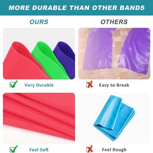 Band for Yoga Resistance Stretch Bands Training Pilates Long