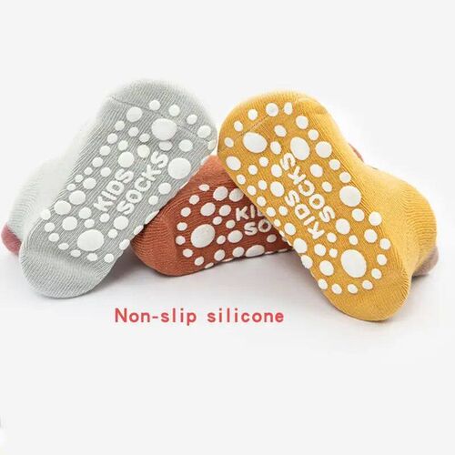 Cartoon Baby Socks Anti Slip Kids Girl Boy Short Socks With