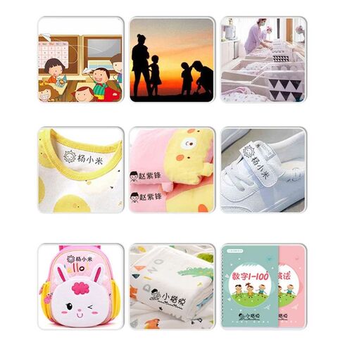 New Customized Name Stamp Waterproof Toy Baby Student Clothe