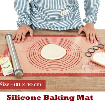 Silicone Pastry Mat Baking Kneading Rolling Mat Cookie Sheet