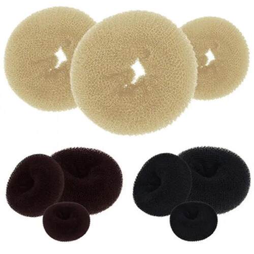 3Colors Fashion Elegant Hair Bun Donut Foam Sponge Easy Big