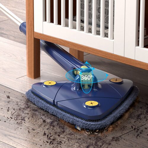 Triangle 360 Cleaning Mop Telescopic Household Ceiling Clean