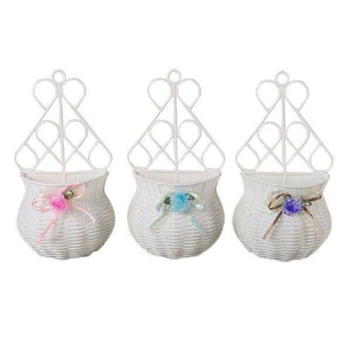 Semicircle Wall Flowerpot Hanging Planter Round Basket
