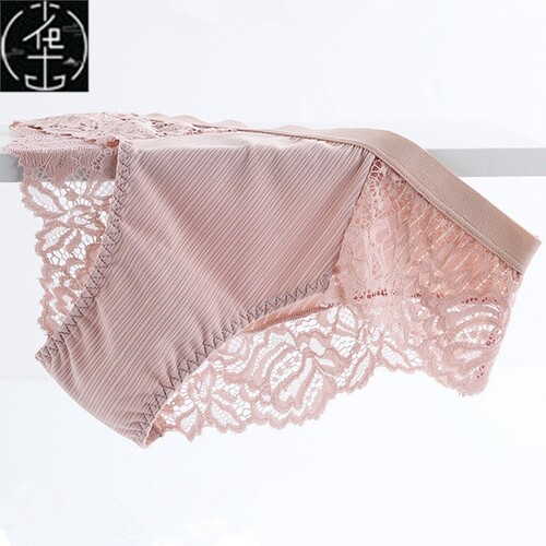 3 Pcs Cotton Panties Sexy Panty Briefs Lace Panties Women Un
