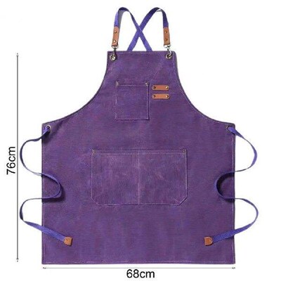 Garden Apron Thick Washable Oil-proof Adjustable Shoulder