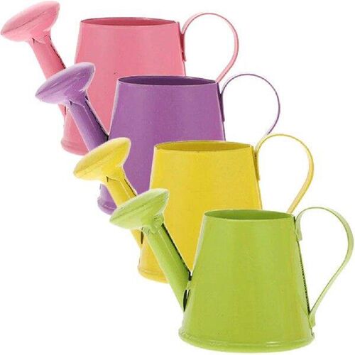 4 Pcs Mini Watering Can Indoor Plants Small Metal Manual