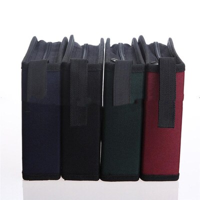Portable 40Pcs Oxford CD DVD Case Discs Wallet Storage Bags