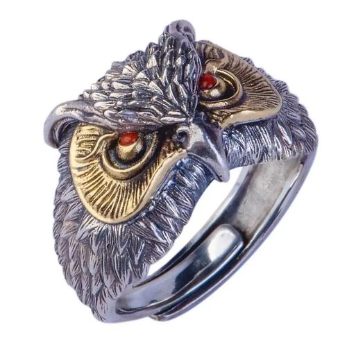 High Quality Fashion Creative Tiger Head Domineering Ring Ma