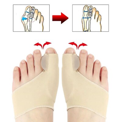 Toe Separator Hallux Valgus Bunion Corrector Orthotics Feet