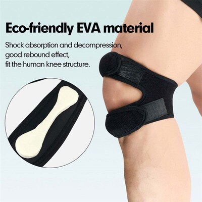 1Piece Adjustable Patella Knee Strap with Double Compression