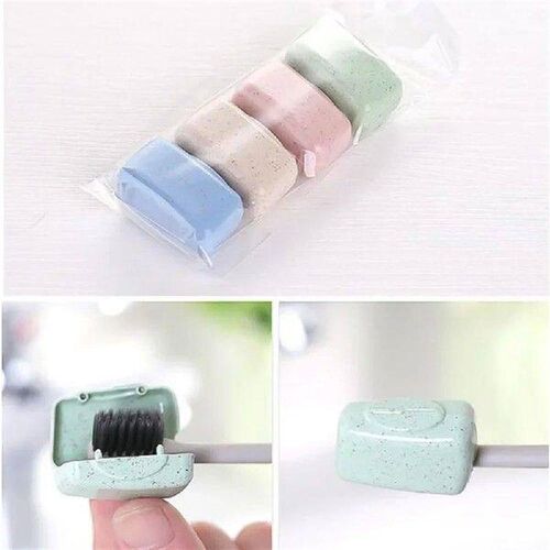 4Pcs/set Mini Toothbrush Head Cover Portable Tooth Brush