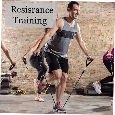 11 pcs Yoga Gym Band Tube Resistance Bands Set Fitness 1