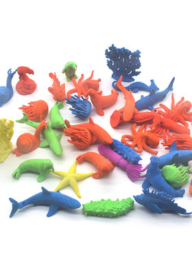 100Pcs/50Pcs Water Growing Toys Ocean Forest Animals Magic E