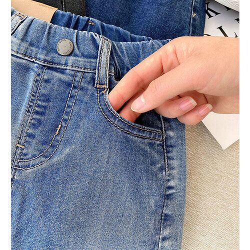 Boys jeans 2023 spring new baby all-match foreign style long
