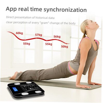 Bluetooth Scales Floor Body Weight Bathroom Scale Smart Back