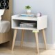 table bedside mini bedroom storage European wooden style