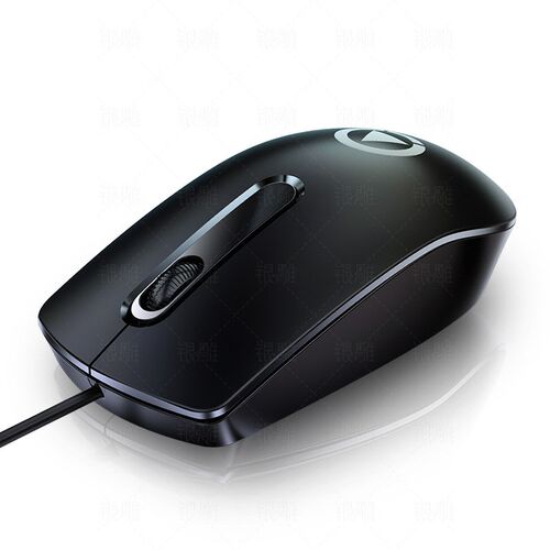 电竟办公室游戏有线鼠标女大学生粉色笔记本电脑配件Wired Mouse