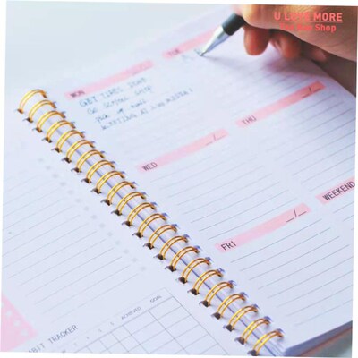 A5 Agenda Planner Notebook Diary Weekly Planner Goal Habit S