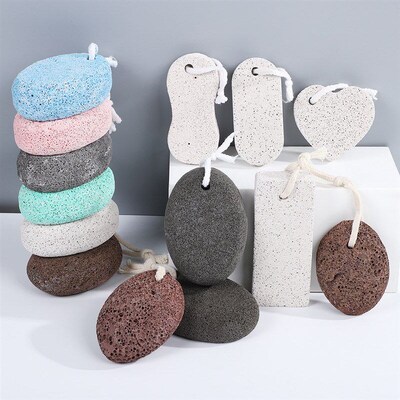 Heel scrubbing brush scrubbing pumice stone rubbing stone to