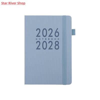 2026-2028 3-Year Minmalist Notebook Monthly Planner Calendar
