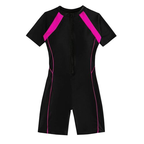 Female Summer One-piece Solid Color Patchwork Flat Angle Sho