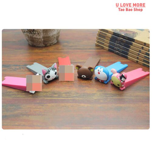 1PCS Cute Cartoon Silicone Door Jam Door Stopper Wedge Slip