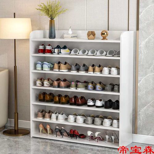 T European Style Solid Wood Shoe Rack Simple Economical Mult