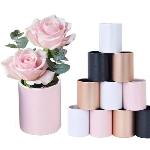 Mini Flower Box Gift Packaging Boxes Portable Round Basket S