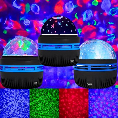 Water Ripple remote control magic ball projection lamp