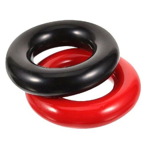 2 Pcs Golf Swing Weight Rings Iron Material Red Black Set
