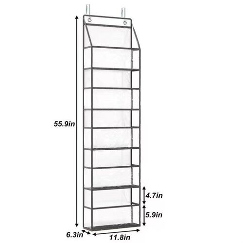 Shoe Storage Hanger Wall Mount MultiLayer Organizer for Dorm