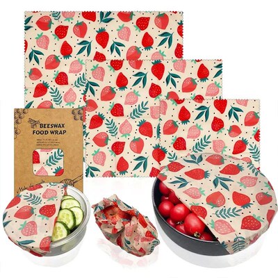 Reusable Storage Wrap Sustainable Organic Fruit Vegetable Ch