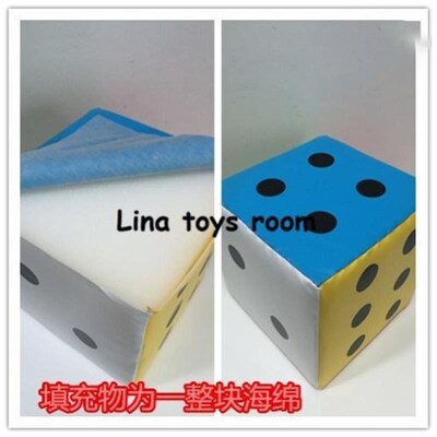Big Large Foam dot Dice Sponge Party Game Props Teaching Aid