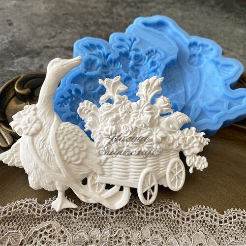Goose Flower Silicone Mould cake mold fondant molds cake dec