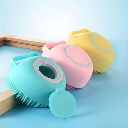 Soft Silicone Dog Brush Pet Shampoo Massager Bath Brush Bath