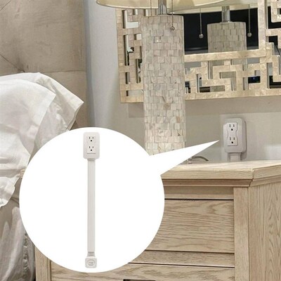 Electrical Outlet Extender Flat Plug Power Strip Features Ro