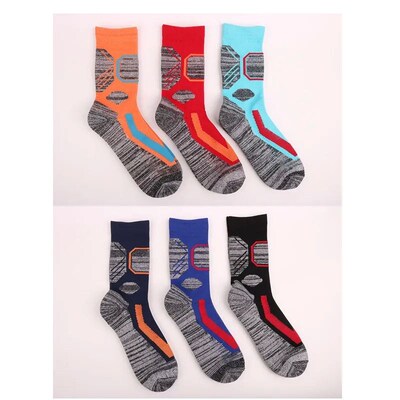 Winter Thermal Men Ski Socks Cotton Spandex Sports Snowboard