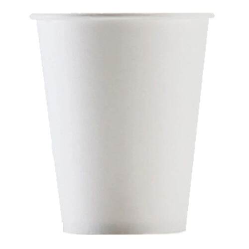 50/100pcs/Pack 250ml Pure White Paper Cups Disposable Coffee