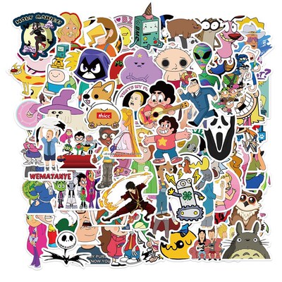 302pcs90s cartoon personality graffiti stickers decoration