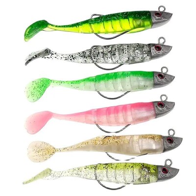 Fake Lure Jigging Soft Bait Fishing Lures 9/11cm 15.6/23.3g