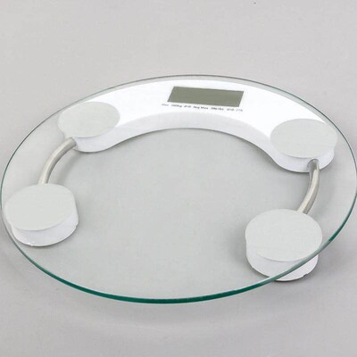 180KG Transparent Digital Human Body Weighing Scale Bathroom
