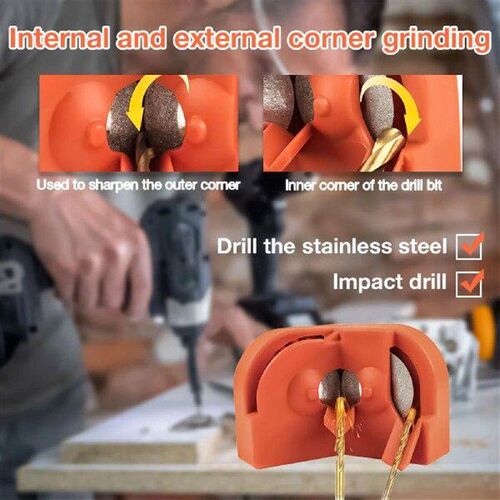 Drill Bit Sharpener Durable Grinding Blade Sharpening Stone