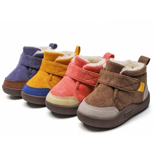 Toddler Baby Boots Winter Boys Girl Warm Baby Snow Boots Plu