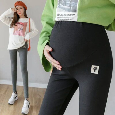 Pregnant Women Adjustable Bottoming Pants Maternity High Wai
