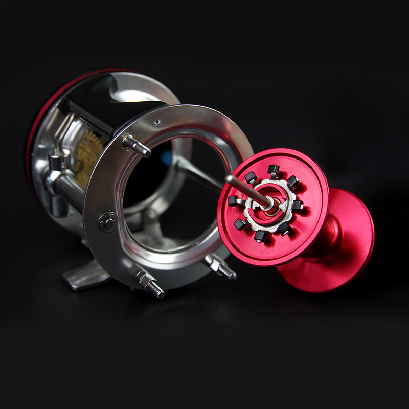 泽尚zeorshis全金属鼓轮雷强轮黑鱼轮刹车鼓轮船钓轮打黑路亚轮